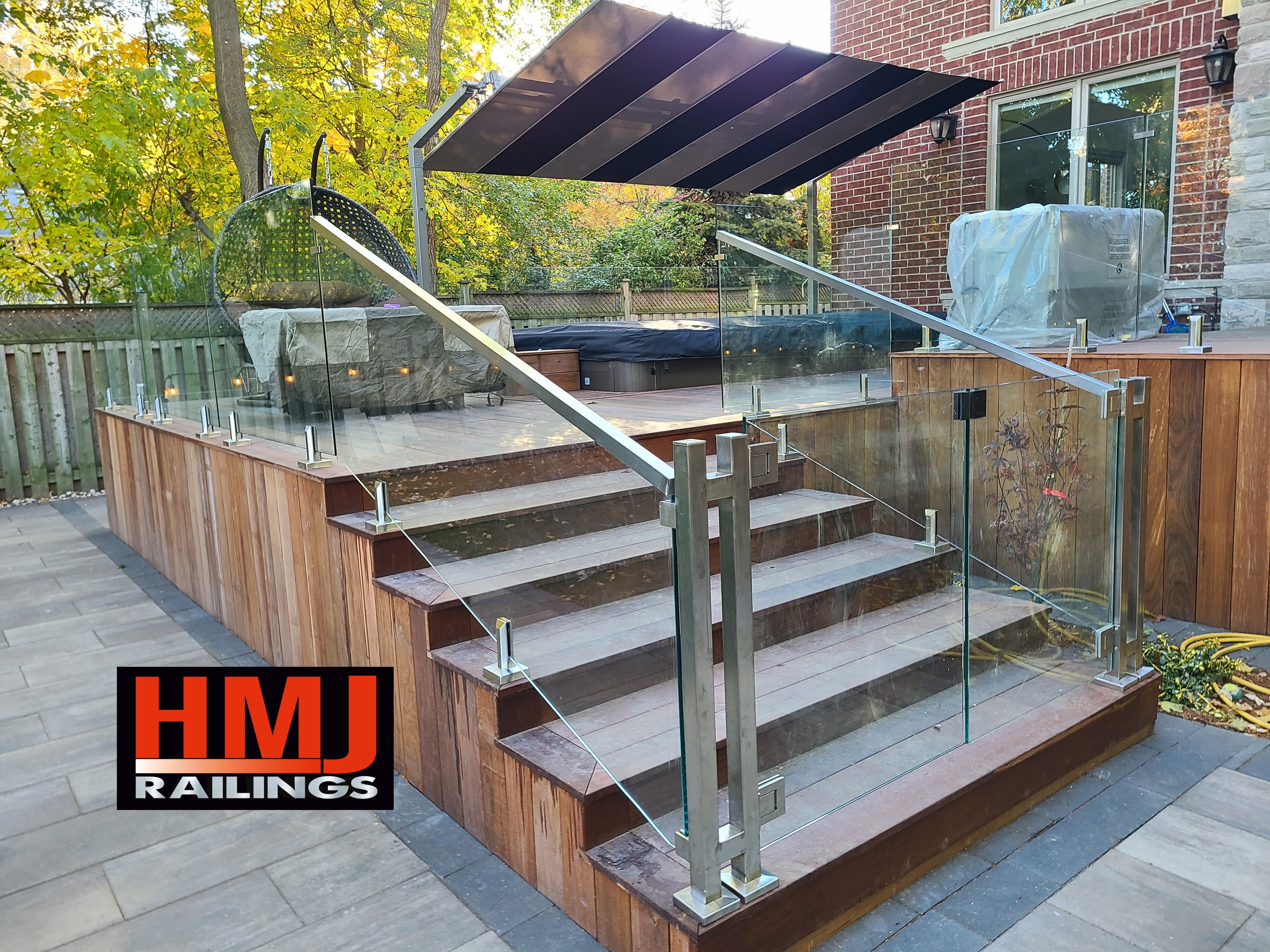 Framed Glass Railings